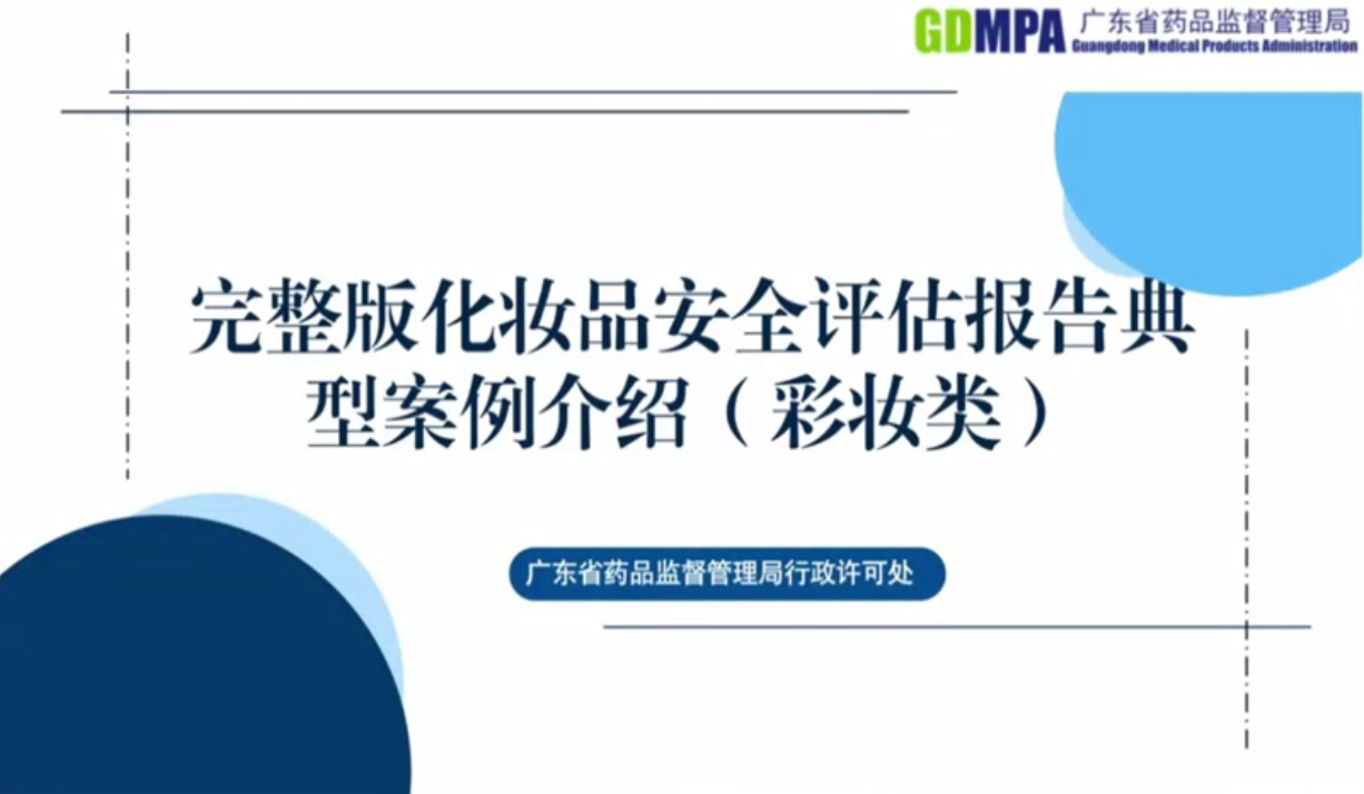 完整版化妝品安全評估報告典型案例介紹（彩妝類）